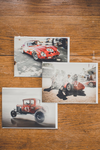 The Red Racing Collection Cards (pack of 3)