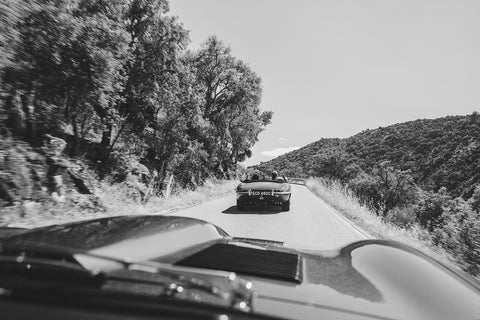 Jaguar E-Type Portuguese Road Trip, Monochrome